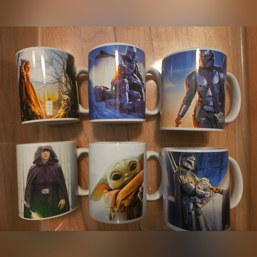 2022 Limited Edition Star Wars Madalorian Mugs Set